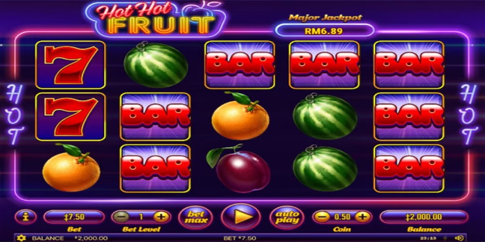 Pola Bermain Paling Aman Untuk Slot Hot Hot Fruit